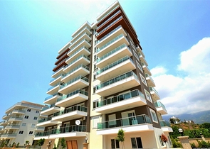 شقة العائلة - غرفتين وصالة مفروشة - مجمع قريب من البحر - مهموتلار /الانيا 