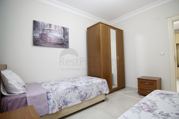 طابق 7 - شقة مفروشة تصميم غرفتين وصالة - قريبة من البحر - مهموتلار / الانيا 