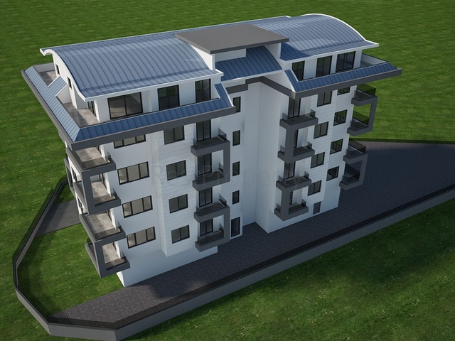 اطلالة بحر - شقق بالاقساط - مجمع سكني قيد الانشاء في كارجي جاك / الانيا 