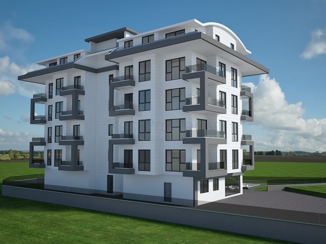 اطلالة بحر - شقق بالاقساط - مجمع سكني قيد الانشاء في كارجي جاك / الانيا 