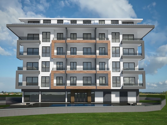 اطلالة بحر - شقق بالاقساط - مجمع سكني قيد الانشاء في كارجي جاك / الانيا 