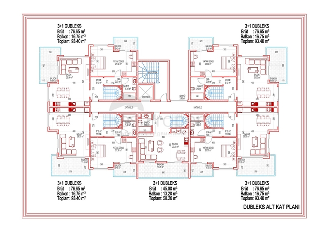 اطلالة بحر - شقق بالاقساط - مجمع سكني قيد الانشاء في كارجي جاك / الانيا 
