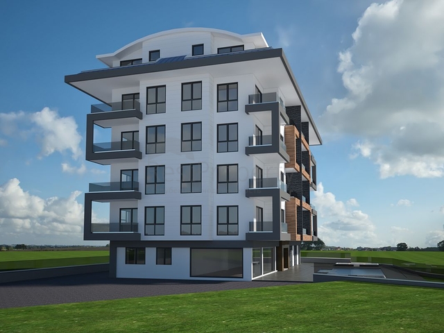 اطلالة بحر - شقق بالاقساط - مجمع سكني قيد الانشاء في كارجي جاك / الانيا 