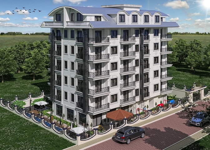 بالاقساط دون فوائد - شقق ضمن مجمع سكني قيد الانشاء - مهموتلار / الانيا 