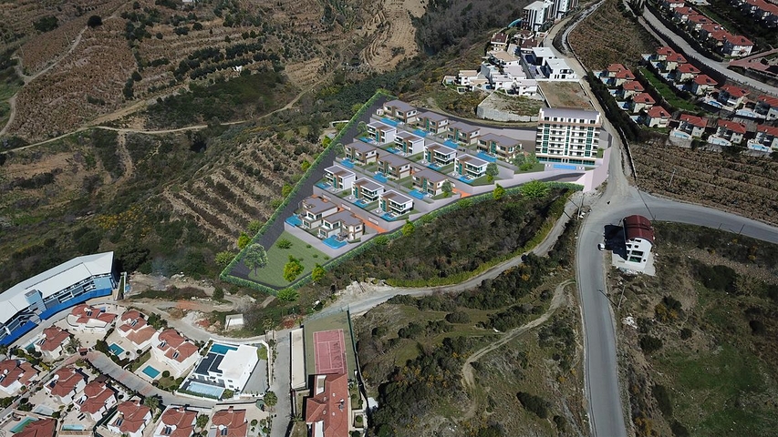 تصميم عصري حديث - فلل باطلالة بحرية - قيد الانشاء -كارجي جاك / الانيا 