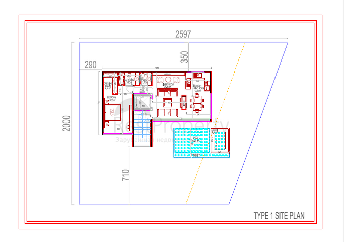تصميم عصري حديث - فلل باطلالة بحرية - قيد الانشاء -كارجي جاك / الانيا 