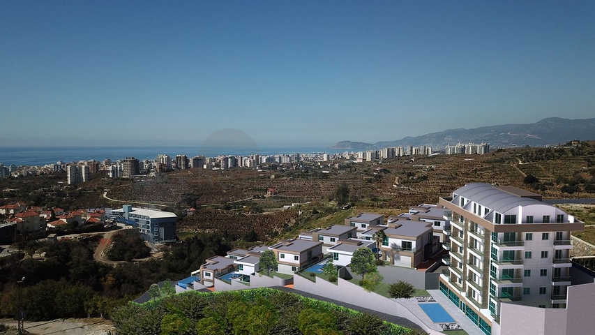 تصميم عصري حديث - فلل باطلالة بحرية - قيد الانشاء -كارجي جاك / الانيا 