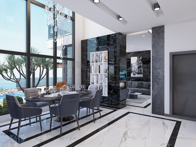 تصميم عصري حديث - فلل باطلالة بحرية - قيد الانشاء -كارجي جاك / الانيا 