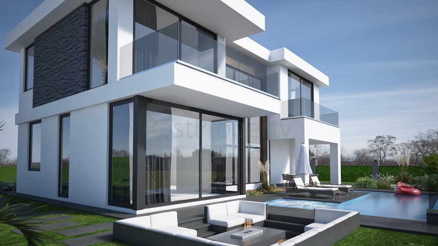 تصميم عصري حديث - فلل باطلالة بحرية - قيد الانشاء -كارجي جاك / الانيا 