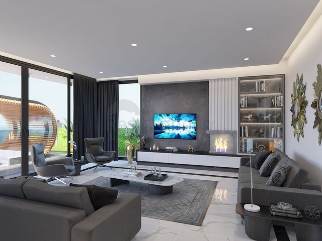 تصميم عصري حديث - فلل باطلالة بحرية - قيد الانشاء -كارجي جاك / الانيا 