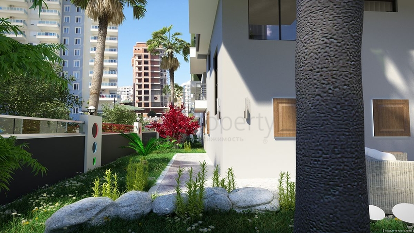 شقق ضمن مجمع سكني جديد - قريب من البحر - مهموتلار / الانيا 