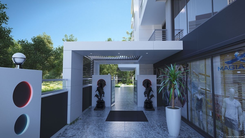 شقق ضمن مجمع سكني جديد - قريب من البحر - مهموتلار / الانيا 