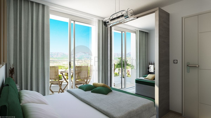 شقق ضمن مجمع سكني جديد - قريب من البحر - مهموتلار / الانيا 