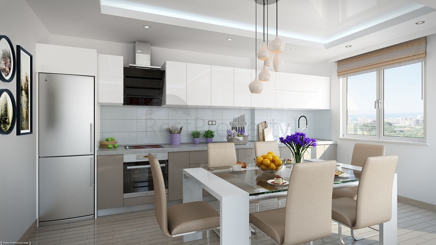 شقق ضمن مجمع سكني جديد - قريب من البحر - مهموتلار / الانيا 