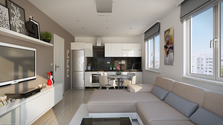 شقق ضمن مجمع سكني جديد - قريب من البحر - مهموتلار / الانيا 