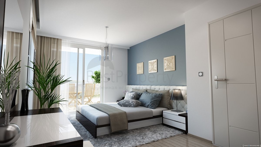 شقق ضمن مجمع سكني جديد - قريب من البحر - مهموتلار / الانيا 