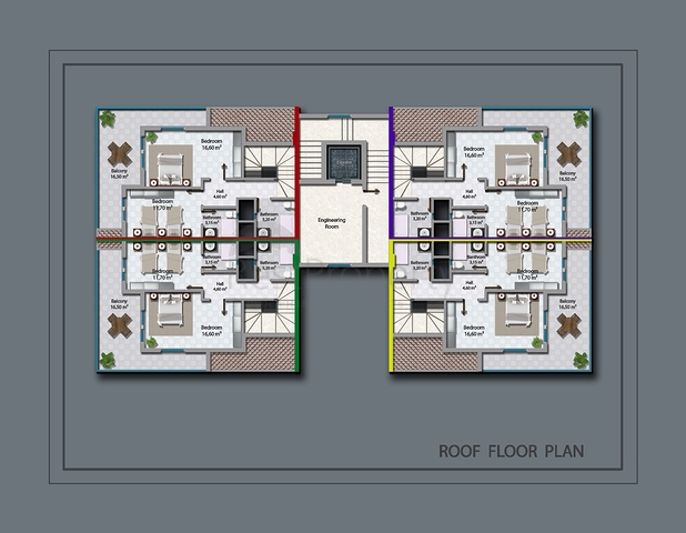 شقق ضمن مجمع سكني جديد - قريب من البحر - مهموتلار / الانيا 