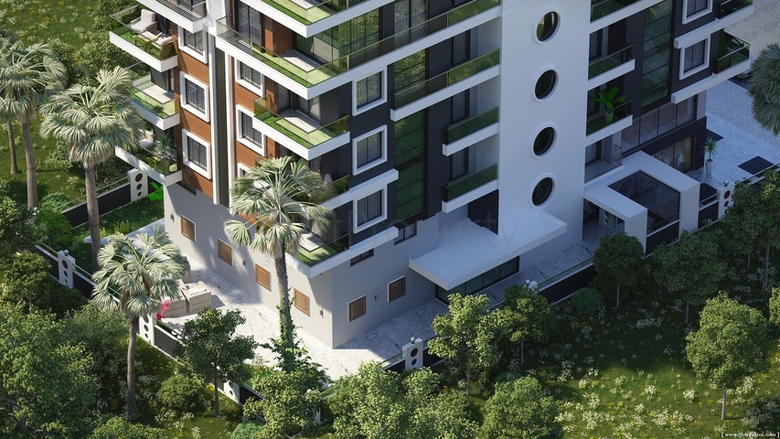 شقق ضمن مجمع سكني جديد - قريب من البحر - مهموتلار / الانيا 