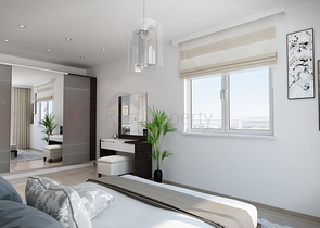 شقق ضمن مجمع سكني جديد - قريب من البحر - مهموتلار / الانيا 