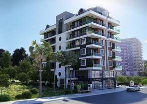 شقق ضمن مجمع سكني جديد - قريب من البحر - مهموتلار / الانيا 