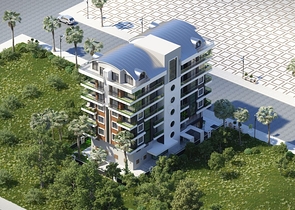 شقق ضمن مجمع سكني جديد - قريب من البحر - مهموتلار / الانيا 