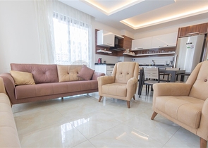 شقة مفروشة -مجمع بخدمات 5 نجوم - مهموتلار / الانيا 