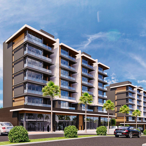 مشروع استثماري في منطقة غوزالوبا لارا 5 دقائق من الشاطئ