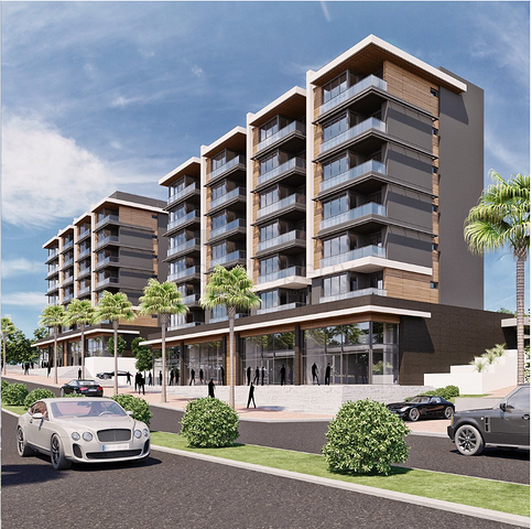 مشروع استثماري في منطقة غوزالوبا لارا 5 دقائق من الشاطئ