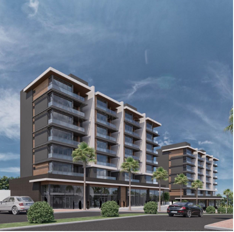 مشروع استثماري في منطقة غوزالوبا لارا 5 دقائق من الشاطئ