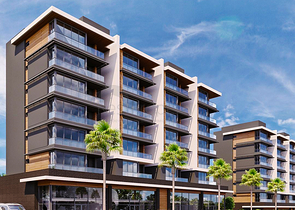 مشروع استثماري في منطقة غوزالوبا لارا 5 دقائق من الشاطئ