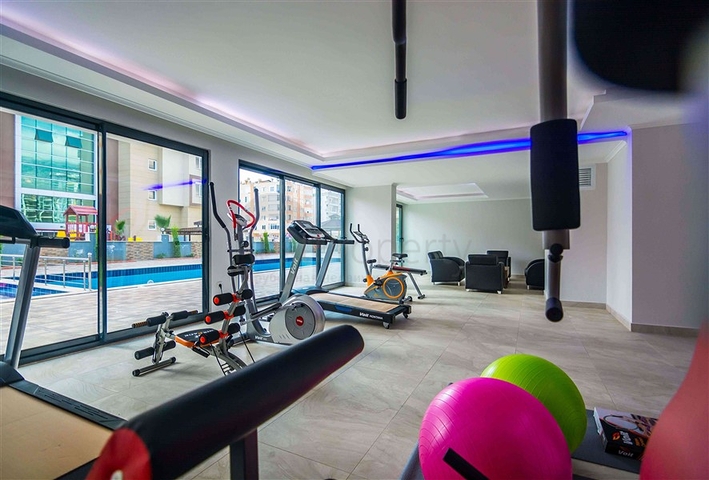 مجمع فاخر - شقة جديدة تصميم1+2 مع الاثاث - مهموتلار / الانيا 