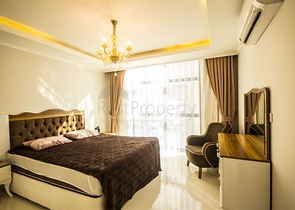 مجمع فاخر - شقة جديدة تصميم1+2 مع الاثاث - مهموتلار / الانيا 