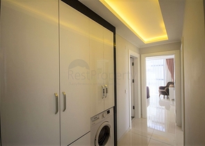 مجمع فاخر - شقة جديدة تصميم1+2 مع الاثاث - مهموتلار / الانيا 