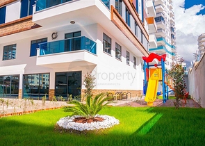 مجمع فاخر - شقة جديدة تصميم1+2 مع الاثاث - مهموتلار / الانيا 