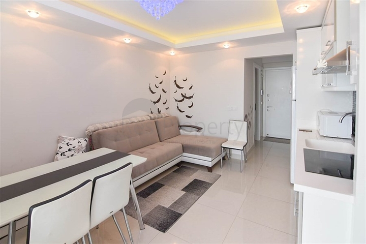 استديو انيق - ضمن مجمع سكني قريب من البحر - مهموتلار / الانيا 