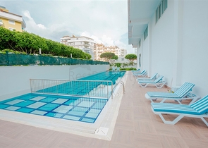 استديو انيق - ضمن مجمع سكني قريب من البحر - مهموتلار / الانيا 