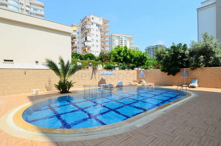 بسعر جيد جدا - شقة مفروشة 1+1 - قريبة من البحر- مهموتلار / الانيا 