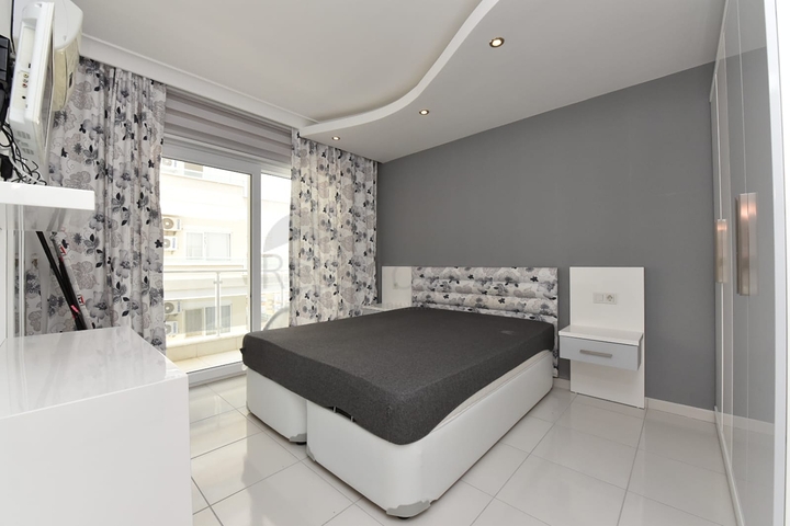 بسعر جيد جدا - شقة مفروشة 1+1 - قريبة من البحر- مهموتلار / الانيا 