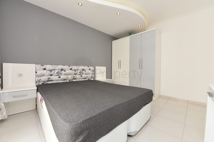 بسعر جيد جدا - شقة مفروشة 1+1 - قريبة من البحر- مهموتلار / الانيا 