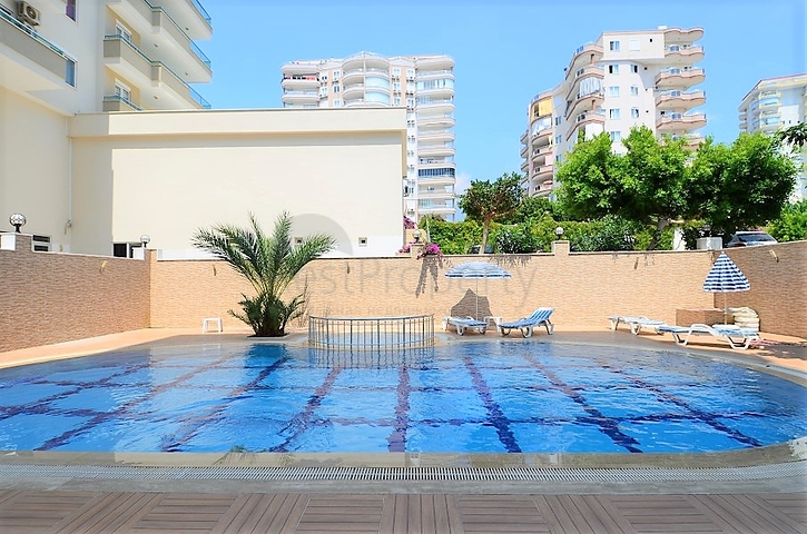 بسعر جيد جدا - شقة مفروشة 1+1 - قريبة من البحر- مهموتلار / الانيا 