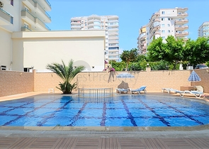 بسعر جيد جدا - شقة مفروشة 1+1 - قريبة من البحر- مهموتلار / الانيا 