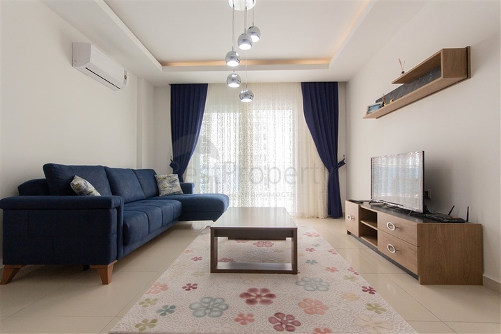 مجمع فاخر -شقة مفروشة 1+1 - منطقة مهموتلار / الانيا 