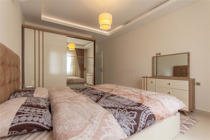 مجمع فاخر -شقة مفروشة 1+1 - منطقة مهموتلار / الانيا 