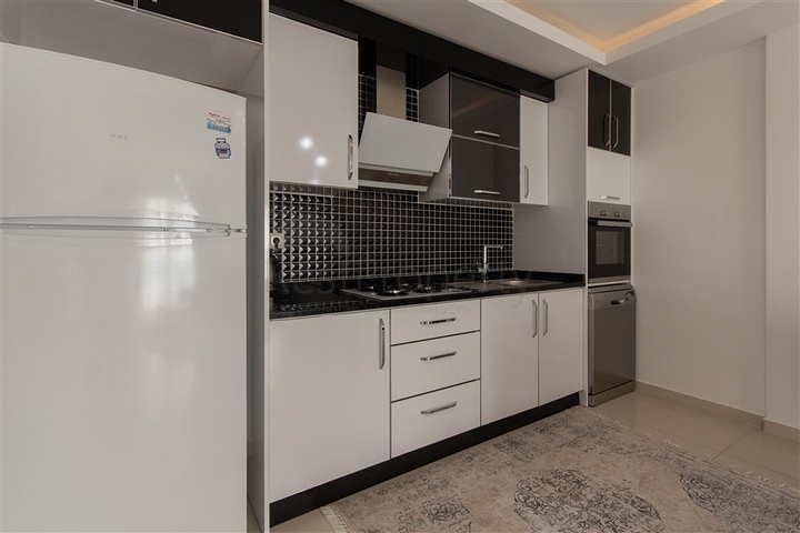 مجمع فاخر -شقة مفروشة 1+1 - منطقة مهموتلار / الانيا 