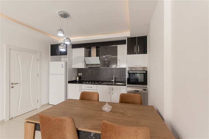 مجمع فاخر -شقة مفروشة 1+1 - منطقة مهموتلار / الانيا 