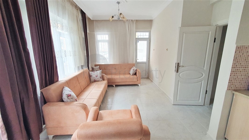 بسعر اقتصادي - شقة غرفتين وصالة مفروشة وقريبة من البحر - مهموتلار / الانيا 