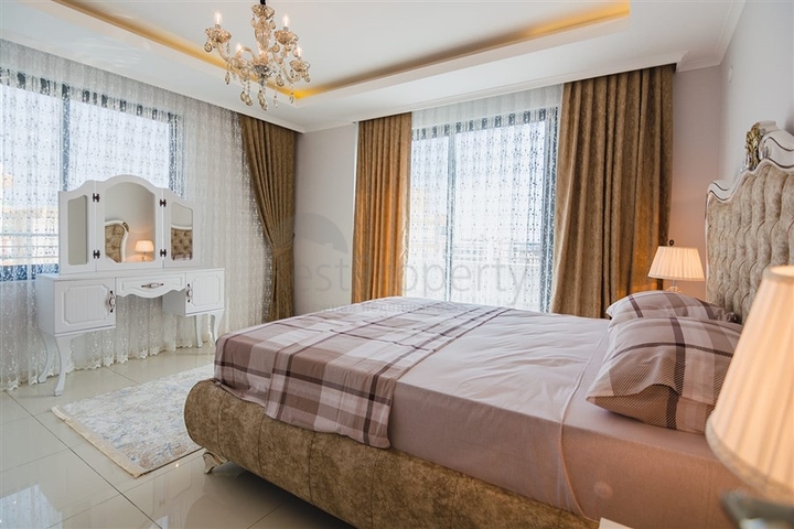 اطلالة بحر - دوبلكس فاخرة ضمن مجمع سكني حديث - مهموتلار / الانيا 