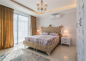 اطلالة بحر - دوبلكس فاخرة ضمن مجمع سكني حديث - مهموتلار / الانيا 