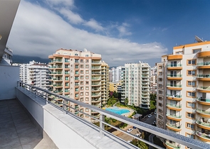 اطلالة بحر - دوبلكس فاخرة ضمن مجمع سكني حديث - مهموتلار / الانيا 