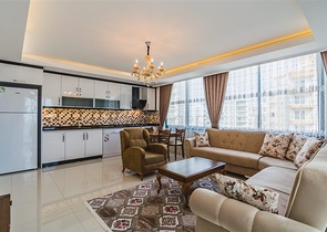 اطلالة بحر - دوبلكس فاخرة ضمن مجمع سكني حديث - مهموتلار / الانيا 